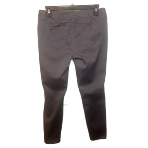 Roz & Ali Straight Leg Pants Gray, Sz 6P - Picture 2 of 6